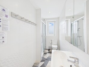 Shower, hair dryer