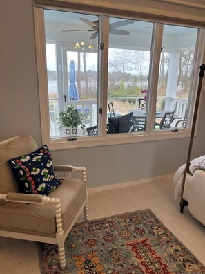 TV connectée, cheminée