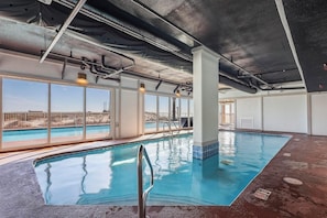 Indoor pool, a heated pool - 1BR Beachfront condo, walk to the sand, trails & local dining spots! (Gulf Shores)