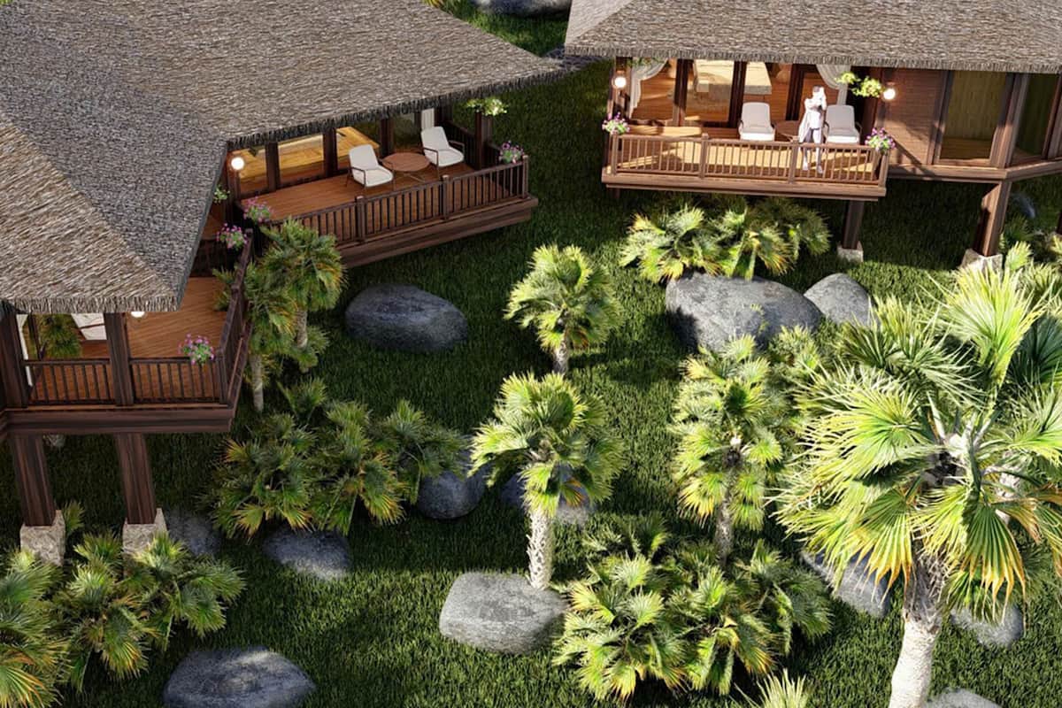 Signature tweepersoonskamer, balkon, uitzicht op bergen | Een minibar, een kluis op de kamer, een bureau