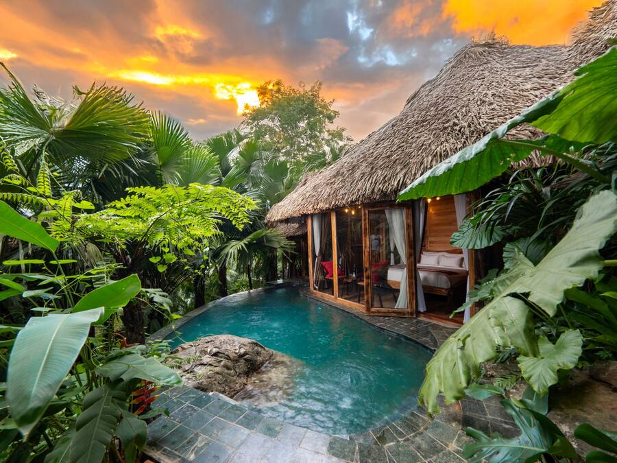 Quarto casal presidencial, sacada, vista para a montanha | Frigobar, cofres nos quartos, escrivaninha