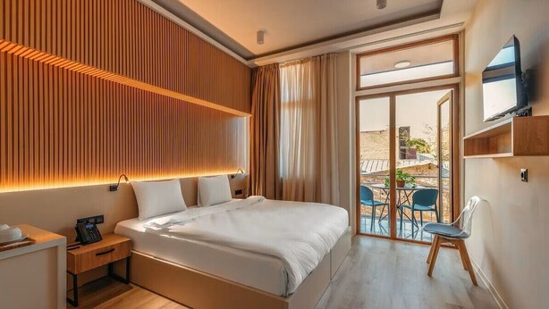Standard Double or Twin Room, Balcony, City View | Blackout drapes, iron/ironing board (on request), WiFi (free) - LAHORE TBILISI HOTEL (Tbilisi)