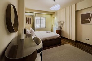 Apartamento básico | 3 dormitorios, tabla de planchar con plancha, ropa de cama
