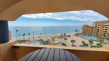 Penthouse, 2 Schlafzimmer, Meerblick, Strandnähe | Terrasse/Patio