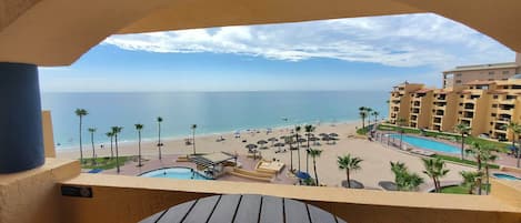 Penthouse - 2 sovrum - havsutsikt - mot vattnet | Terrass/Patio