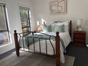 2 bedrooms, iron/ironing board, travel crib, WiFi