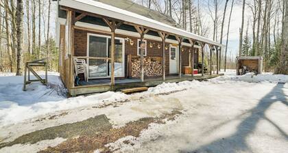 Near Lake Huron: Secluded Goetzville Cabin w/ Deck