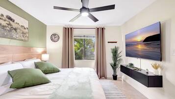 2 dormitoris, caixa forta a l'habitació i planxa i posts de planxar