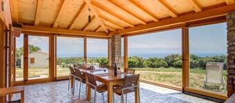 Holiday house BLUE with beautiful sea wiev in the nature on island Cres