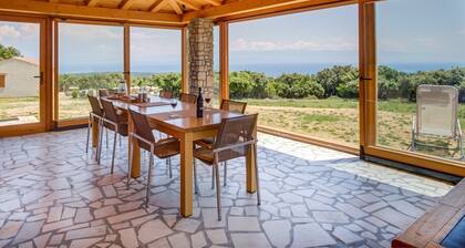 Holiday home BLUE with beautiful sea wiev in the nature on island Cres