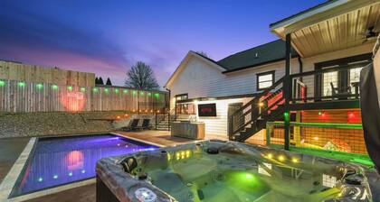 Heated Pool Backyard Oasis | Pickleball-Basketball