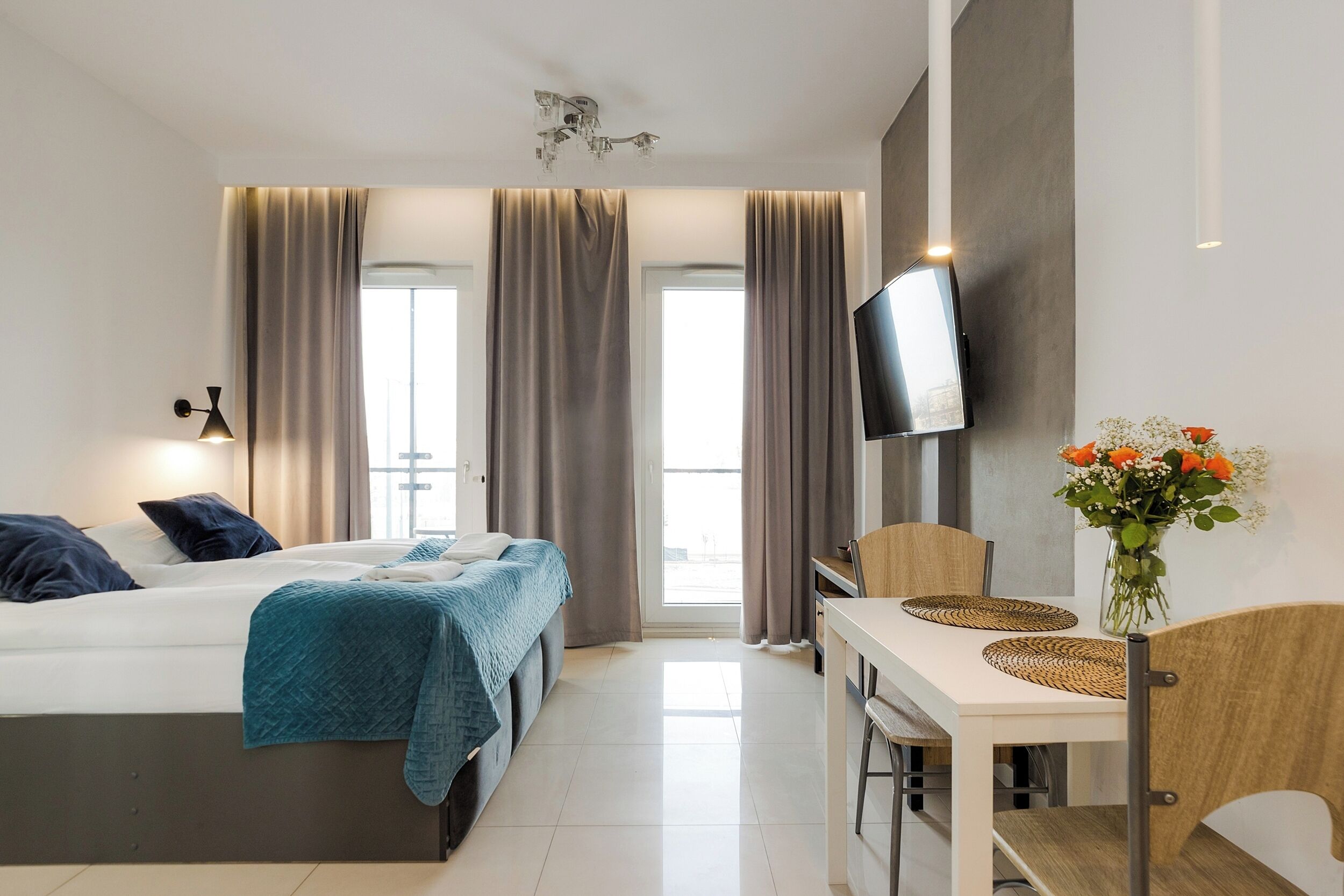 1 間臥室、熨斗/熨衣板、免費無線上網