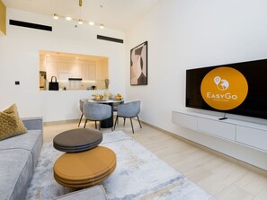 Apartment, 1 Bedroom, Pool Access | Living room