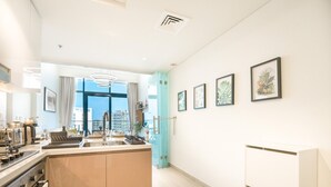Living room - Easygo- Chic 1br-sofa bed Azzi Riviera48 (Dubai)