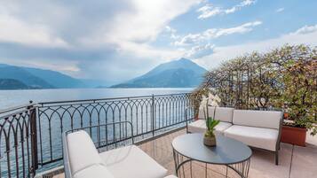 Junior Suite, Terrace, Lake View | Terrace/patio