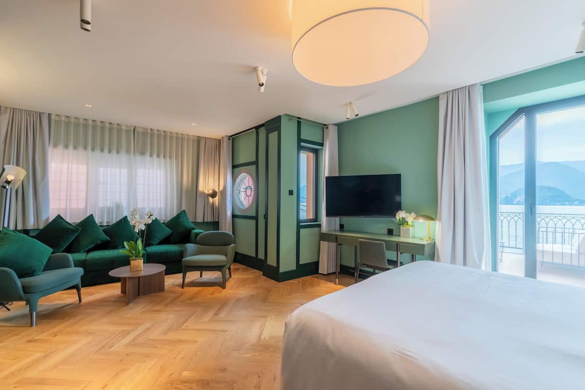 Suite Junior, terrasse, vue lac