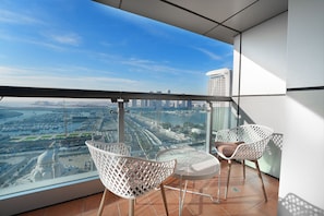 Appartement, 2 chambres, sauna, vue mer | Balcon
