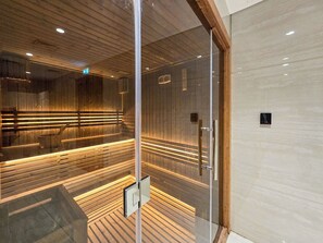 Sauna - Easygo -exclusive 1BR in Business Bay (Dubai)
