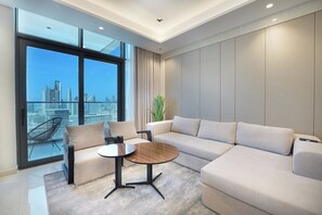 Appartement, 1 chambre, sauna | Salle de séjour