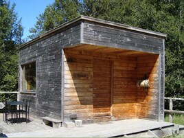 Chalet Le Baïkal, en pleine nature | 1 quarto, escrivaninha