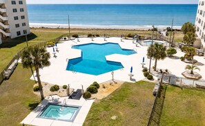 Indoor pool - Summer Winds A-512, Oceanfront Condo in Indian Beach, NC! (Indian Beach)