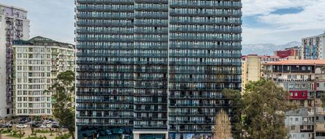 Overnatningsstedets facade