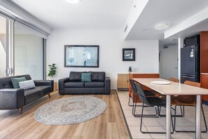 Living area - Chevron Renaissance Two Bedroom Ocean Views (Surfers Paradise)