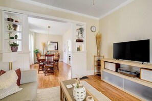 Looking from living room into dining area - Historic LoHi Gem | Sauna | Walk to Restaurants (Denver)