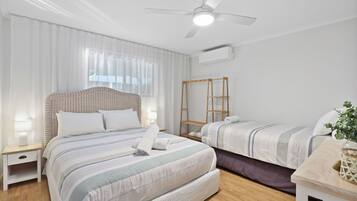 2 Schlafzimmer, kostenloses WLAN, Bettwäsche, Rollstuhlgeeignet