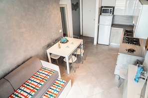 Departamento, 1 habitación, balcón, vista al océano | Interior