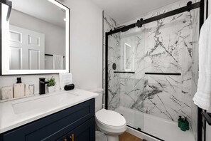 Shower, hair dryer