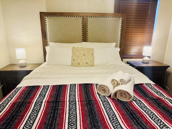 2 bedrooms, iron/ironing board, free WiFi, bed sheets