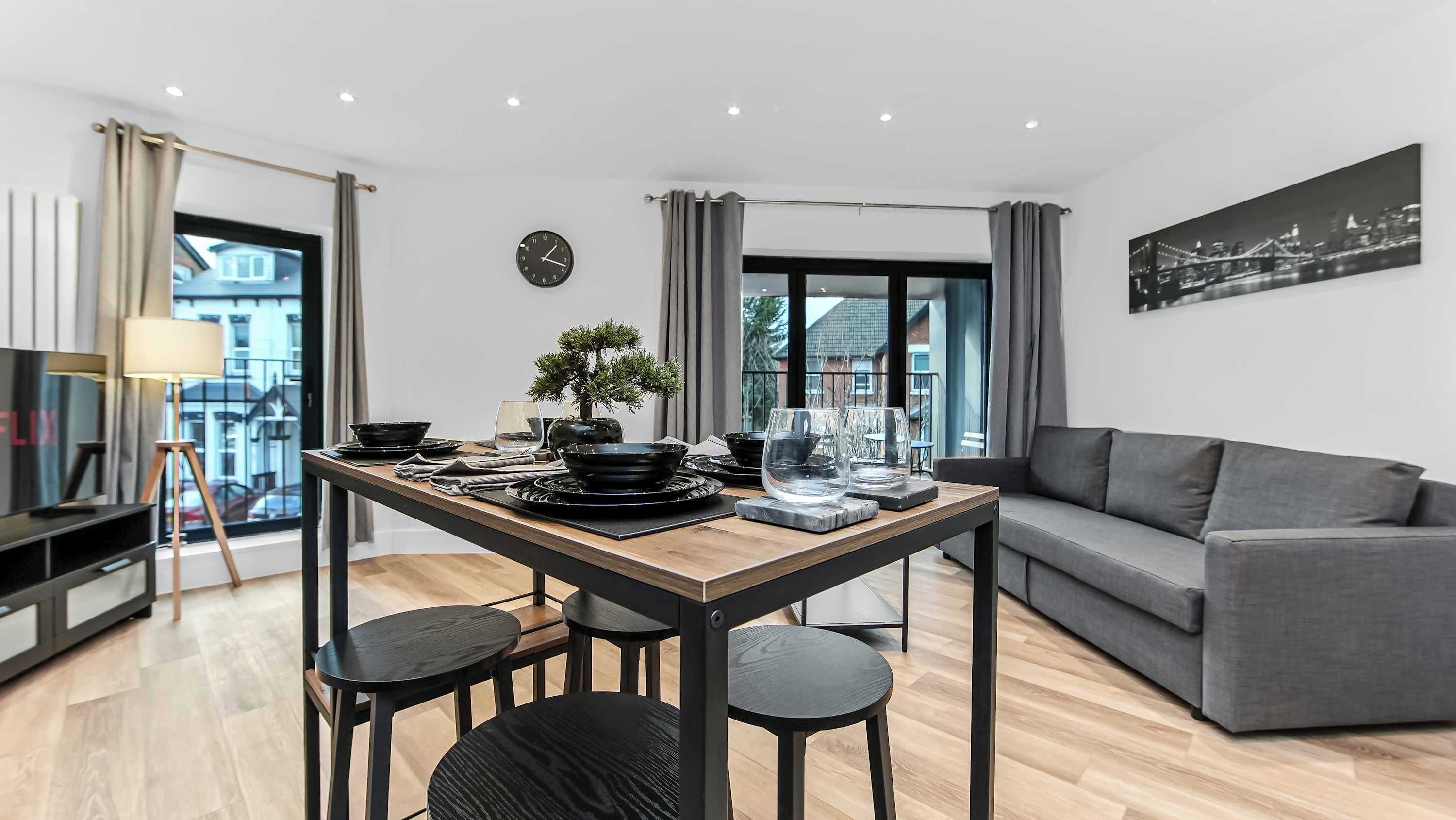 Televisie en een kantoor