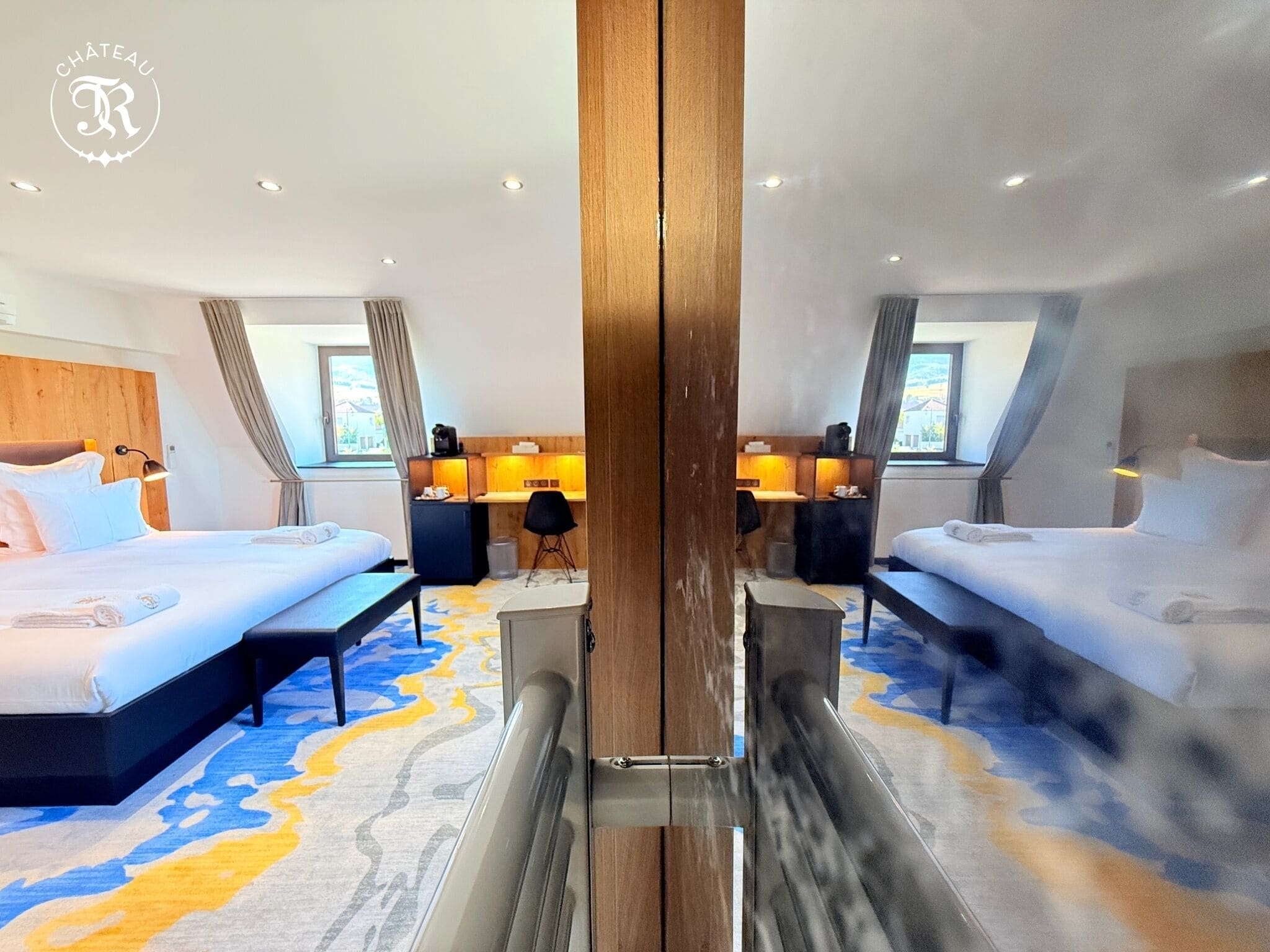 Deluxe-Doppelzimmer, Gartenblick | Bettwäsche aus ägyptischer Baumwolle, hochwertige Bettwaren