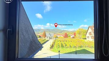 Blick von der Unterkunft