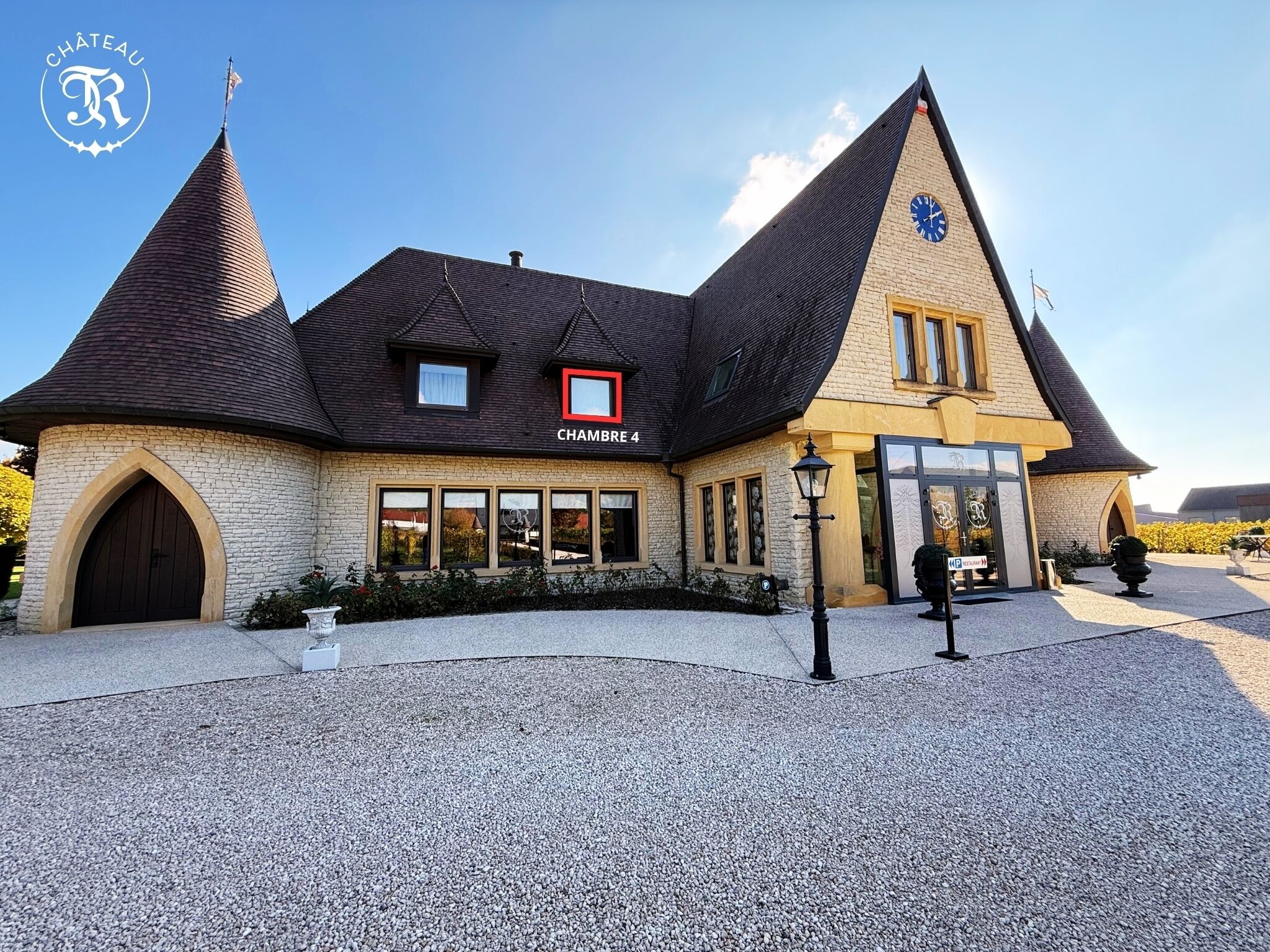 Fassade der Unterkunft