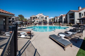 Pool - Sleek 2BR:Pickleball Ct, Heated Pool, BBQ (Scottsdale)