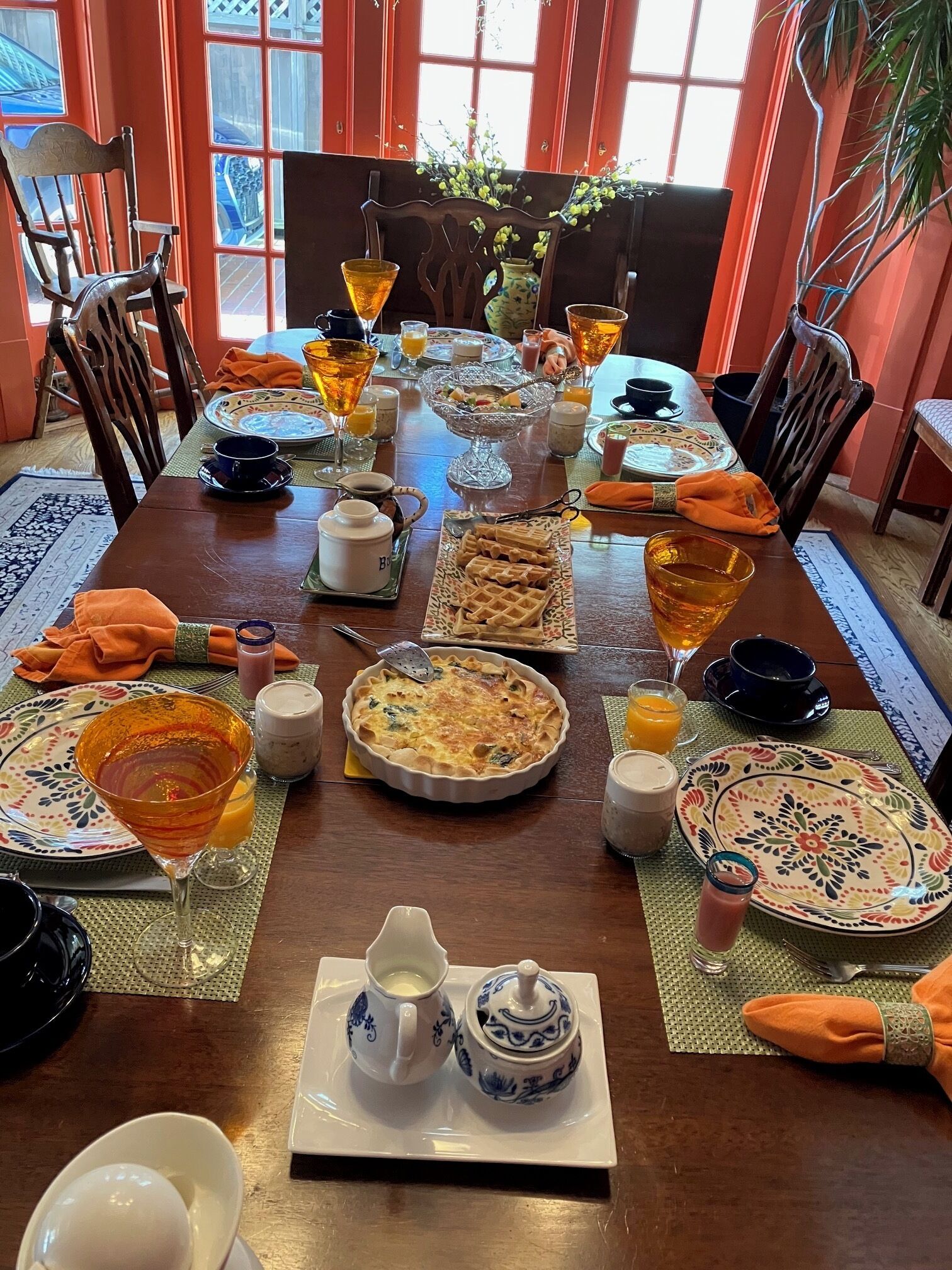 Free daily full breakfast