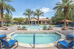 Pool - Landing | Stylish 2BD, Gym (North Las Vegas)