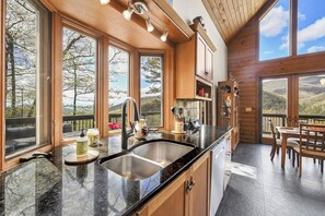 Interior - Epic Mtn Views/Near AVL/Deck/Firepit/Modern Cabin (Fairview)