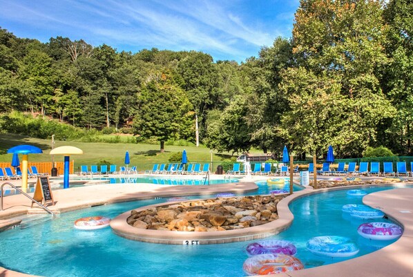Indoor pool, a heated pool