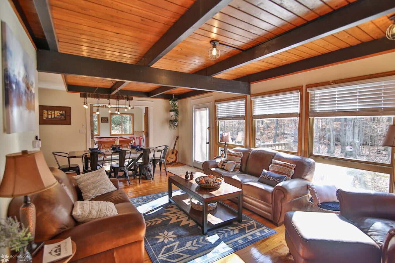 Fernseher, Kamin, Arbeitsbereiche