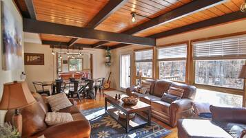 Fernseher, Kamin, Arbeitsbereiche