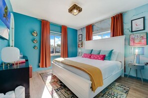 Desk, iron/ironing board, travel crib, free WiFi