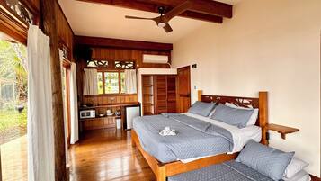 1 bedroom, travel crib, WiFi, bed sheets