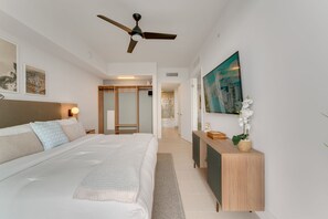 1 slaapkamer, een strijkplank/strijkijzer, wifi, beddengoed