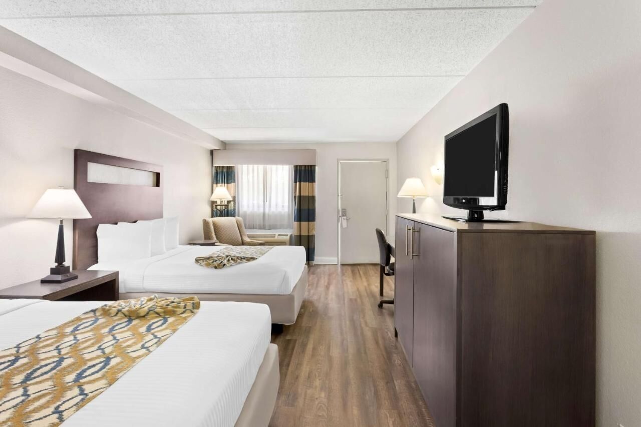 Recharge after adventures with space to work and relax.