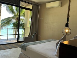 Villa Luxe, vue plage | 3 chambres, coffres-forts dans les chambres, décoration personnalisée