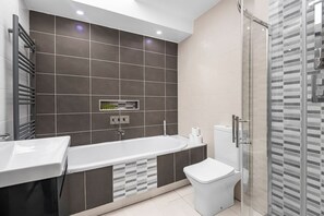 Hair dryer, towels