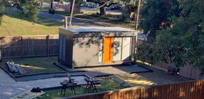 Terrace/patio - This Nestron Modular Home is the only one in Texas (Houston)